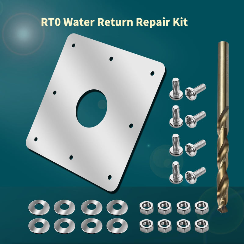 Upgraded Replacement RT0 Water Return Repair Kit, Repairs Rusted Pool Wall, Fit for Above Ground Pool Wall Repair Kit for Rust at The Water Return Fitting