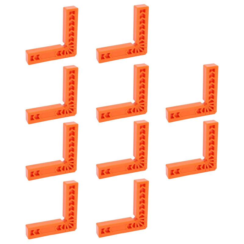 FTVOGUE 10Pcs 90 Degree Right‑Angle Auxiliary Positioner Engineering Plastics Angle Ruler Holder Woodworking Tool Positioning for Woodworking,