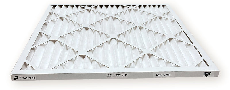 Proairtek AF22221M13SWH Model Standard 22x22x1 Pack of 2 Air Filters, MERV 13; Ideal for Anyone Wanting Crisp Air in Their Home
