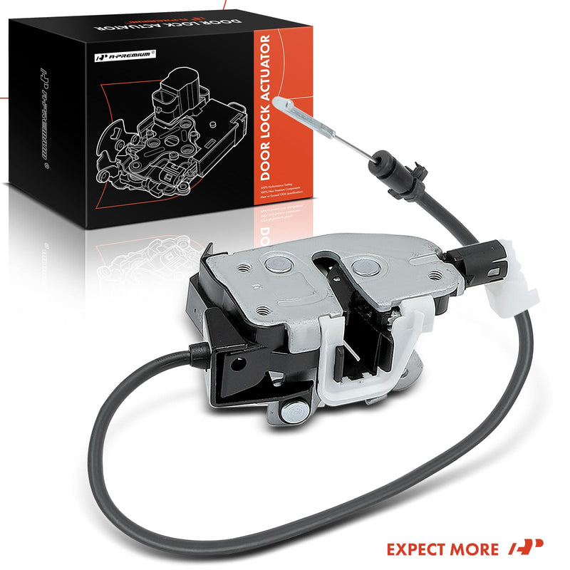 A-Premium Rear Tailgate Hatch Door Latch Lock Actuator Compatible with Land Rover LR3 2005-2009, LR4 2010-2016, Sport Utility, Hatch Lock - Upper, Replace# FQR500220, FQR500080