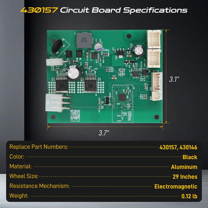430157 Motor Control Board Replacement for Nordic Track S22I S15I S10I C22I S27I SE9I X24 Studio Cycle Exercise Bikes, 430146 Compatible Controller for Select Elliptical Machines