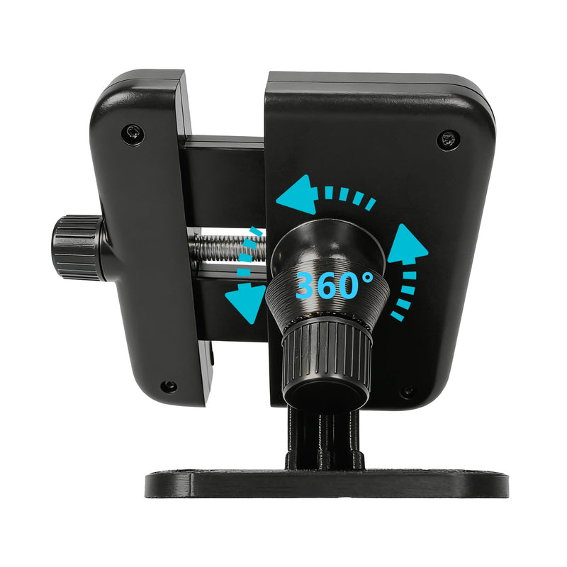 Boat Dash Mount Phone Holder Adjustable and Secure Marine Smartphone Mount-Fit Most Smartphones,Comes with Multiple mounting Options