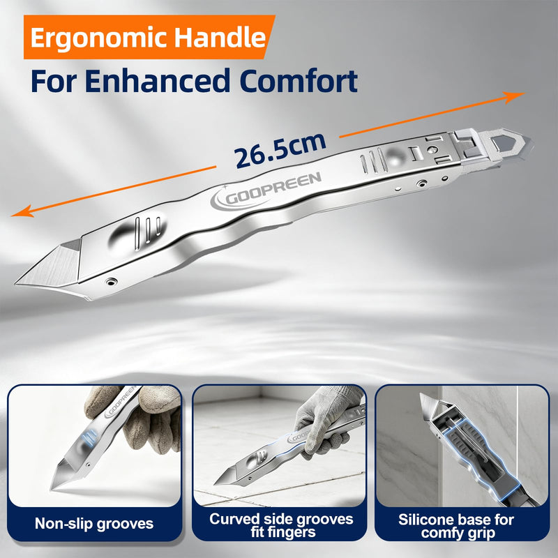 6 IN 1 Caulking tool,Stainless Steel caulk tool & silicone caulking tool