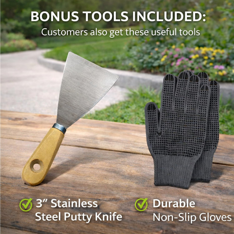 Landscape Curb Trowel Edger, Curb It Yourself, Curb and Gutter Shape Maker, Concrete Curb Trowel, Rectangular trimmer - 4" x 6" x 4" (Slope Curb It Yourself) Slope Curb It Yourself