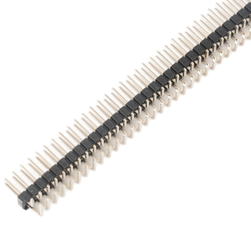 20Pcs 2.54mm 2 x 40-pin Breakaway Double Row Right Angle PCB Pin Headers Connector for Prototype Shield