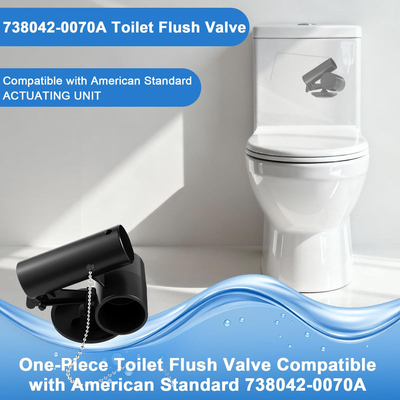 738042-0070A Toilet Flush Valve, Compatible with American Standard ACTUATING UNIT, not provided Toilet Flush Valve Flapper Replacement Kits