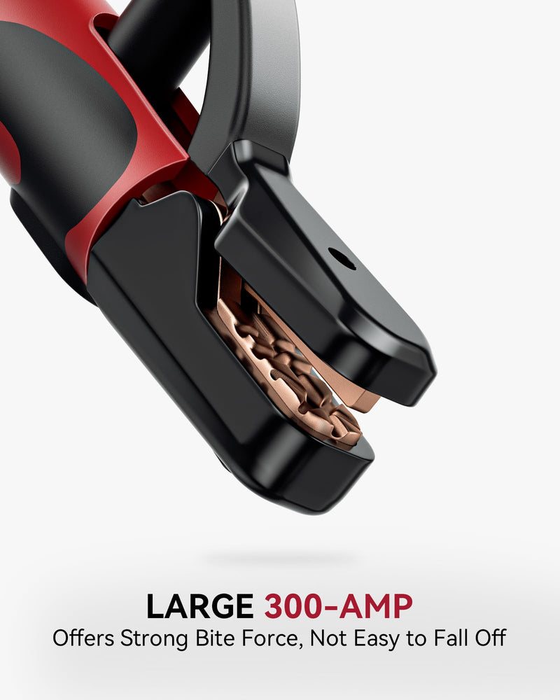 ARCCAPTAIN 300AMP Welding Electrode Holder with Strong Bite Force, Higher Copper Materials for Stick (MMA) Electrode Welding 300 AMPS