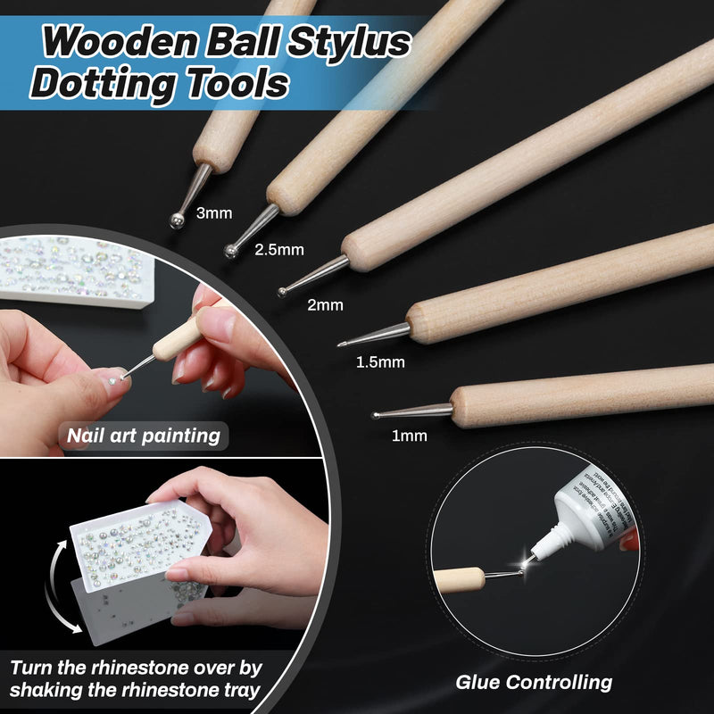 B7000 Clear Glue Bedazzler Kit with Rhinestones, 4013PCS Rhinestone Gems 3 PCS 25 ML B-7000 Adhesive Bead Glue Jewelry Kit for Tumblers Craft Clothes Fabric Nail Art DIY (Paradise Shine Crystal Clear) Paradise Shine & Crystal Clear