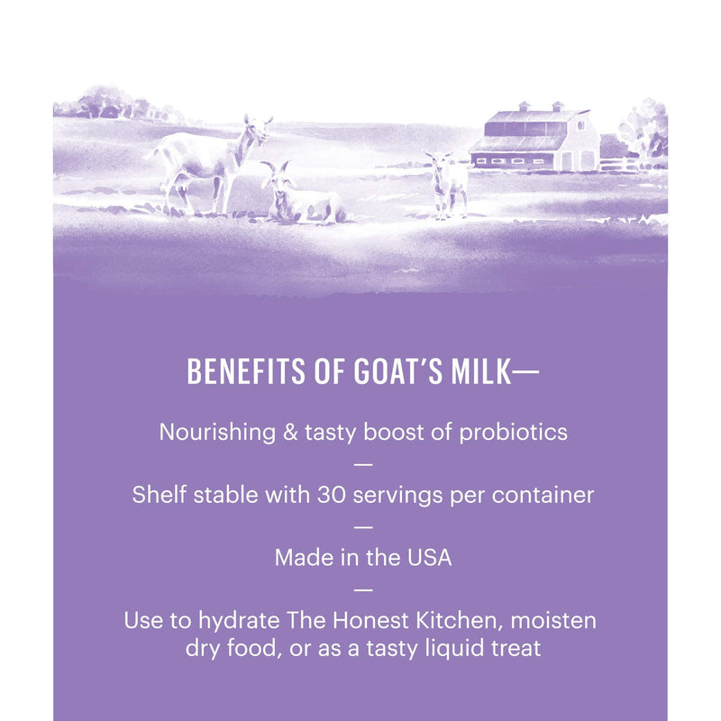 The Honest Kitchen Instant Goat's Milk with Probiotics for Dogs and Cats 5.2 oz 5.2 Ounce (Pack of 1) Pet Food