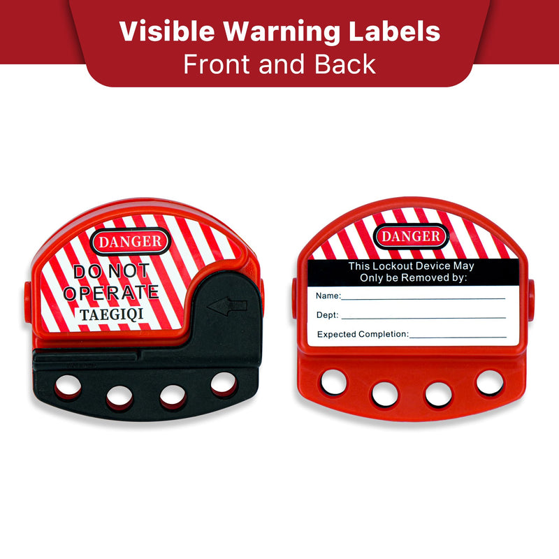 2 Pack Lockout Tagout Cable Lock,7.9ft Adjustable Cable Lock,Steel Cable Lock with Vinyl Coating,Loto Cable for Lock Out Tag Out,OSHA Compliant 2 Pack
