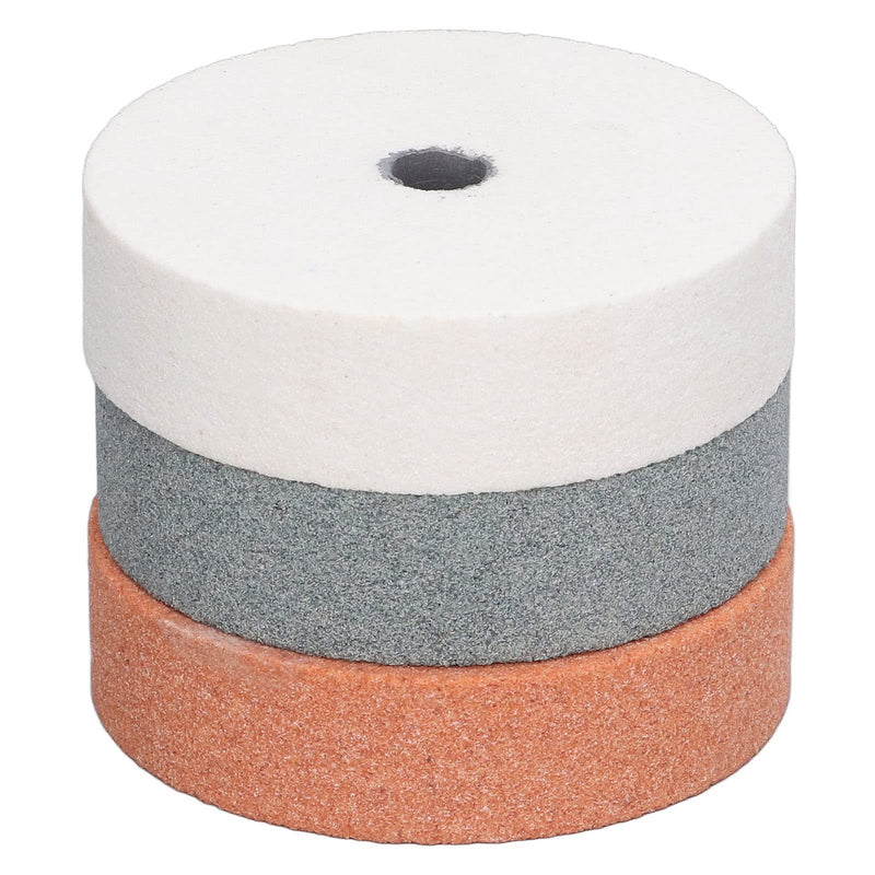 3pcs Bench Grinding Wheel, Silicon Carbide Grinding Stone Pedestal Abrasive Wheel for Metal Ceramic Wood