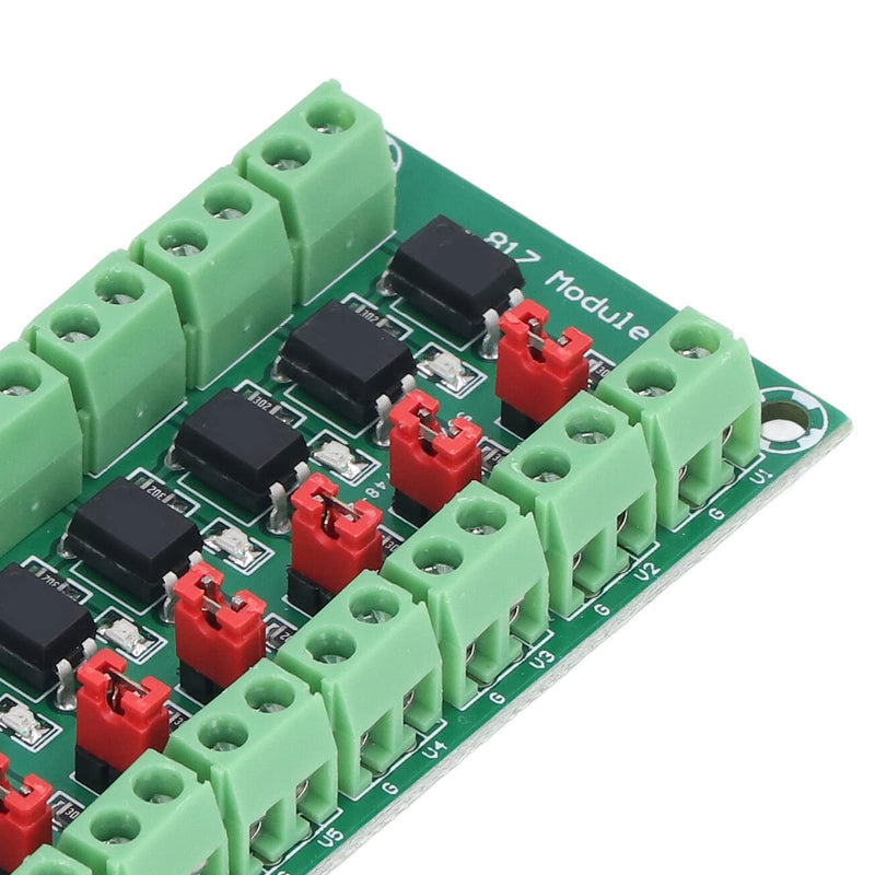 8 Channel Optocoupler Isolation Board, PCB Driver Photoelectric Isolated Module Opto Isolator Module 3.6 to 30V Output Voltage Converter Adapter
