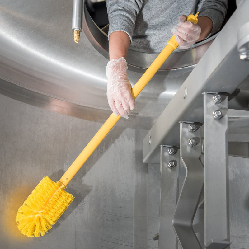 SPARTA Industrial Tank Brush Pipe Brush, Drain Brush with Handle for Commercial Kitchens, Polyester, 30 Inches, Yellow 1