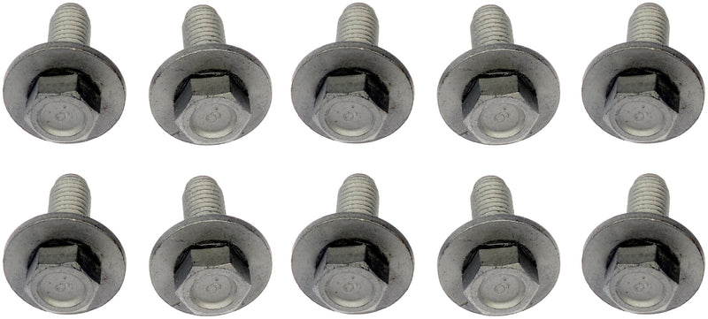 Dorman 700-089 Splash Shield Screw Bolt with Captive Washer - M10-1.5 X 26.5 mm, 10 Pack