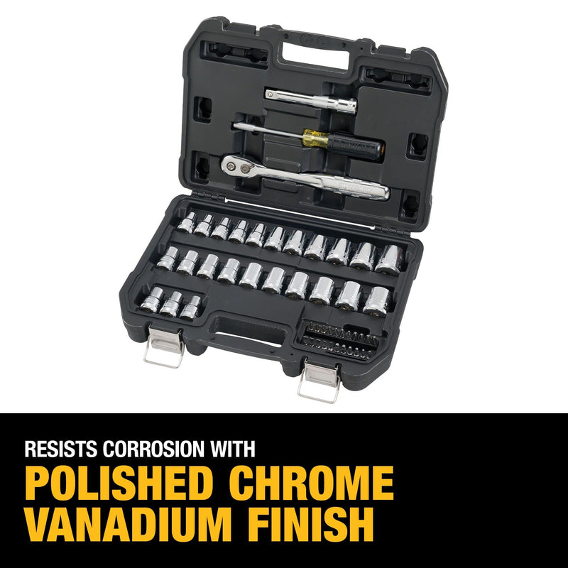 DEWALT 1/2 in Drive 49 Piece Mechanics Tool Set (DWMT45049)