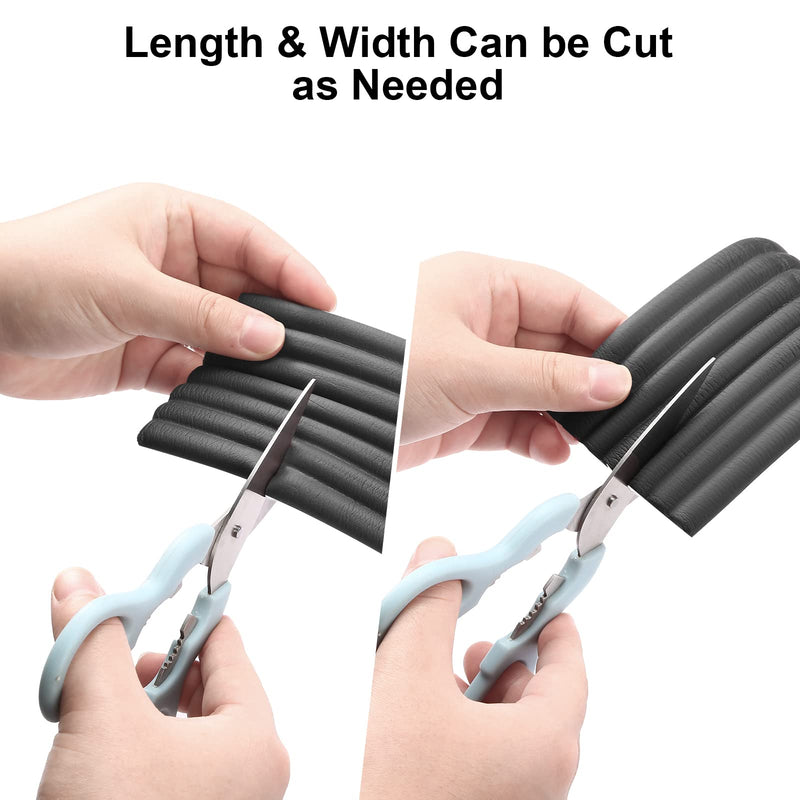 Upgrade Baby Proofing Edge Corner Protector, 16.4ft Edge Guards Padding with 3M Adhesive, Extra-Wide Soft Rubber Foam Padding, Furniture,Sharp Edge Safety Corner Edge Bumper Guard-Black Black