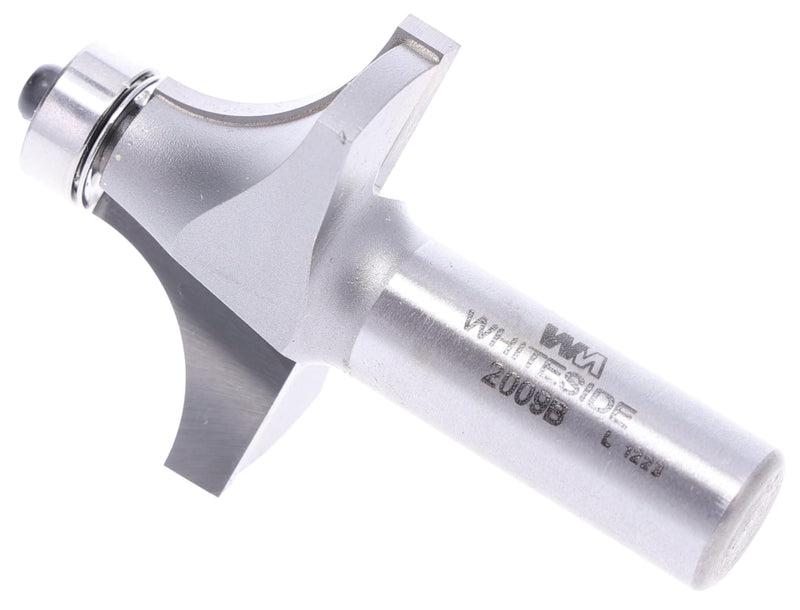 Whiteside Router Bits 2009B Round Over Bit with 9/16-Inch Radius, 1-5/8-Inch Large Diameter and 3/4-Inch Cutting Length