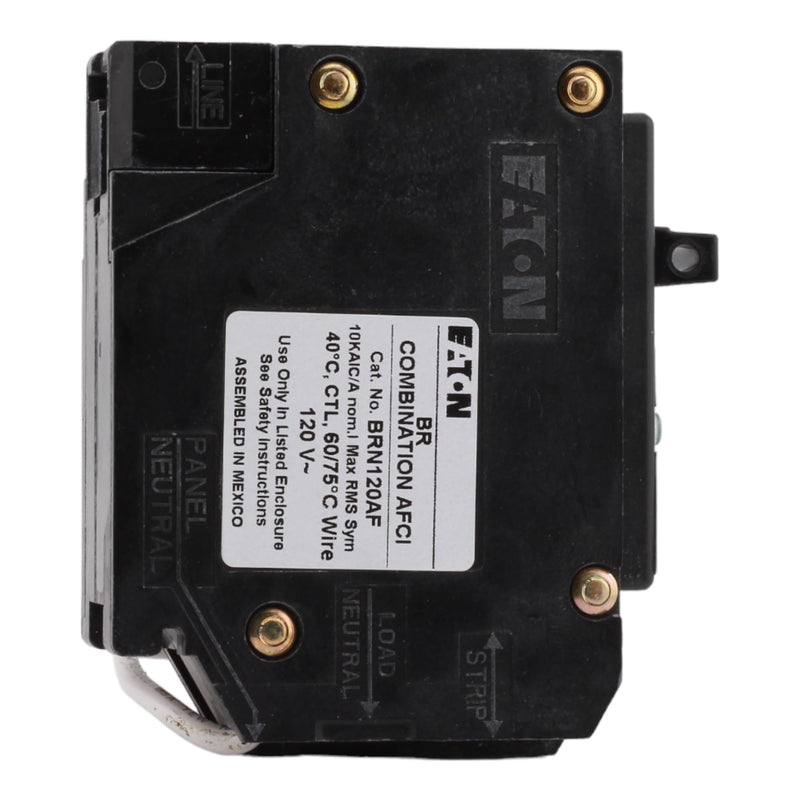 BRN120AF 20 Amp Single Pole Arc Fault Circuit Breaker - 120 Volt, Pigtail Neutral, UL Listed (1)
