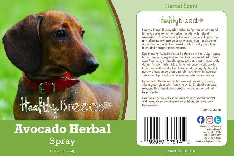 Healthy Breeds Dachshund Avocado Herbal Spray 17 oz