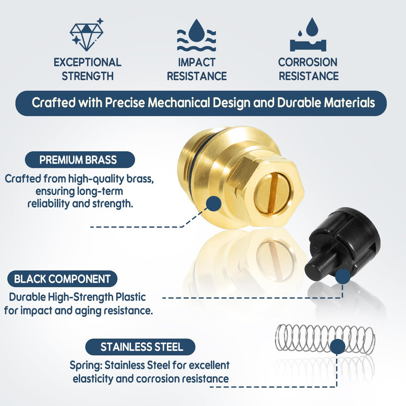 12318 Stop-Check Valve Kit Fits for Moen Legend, for Monticello & Icon One-Handle Tub & Shower Faucets