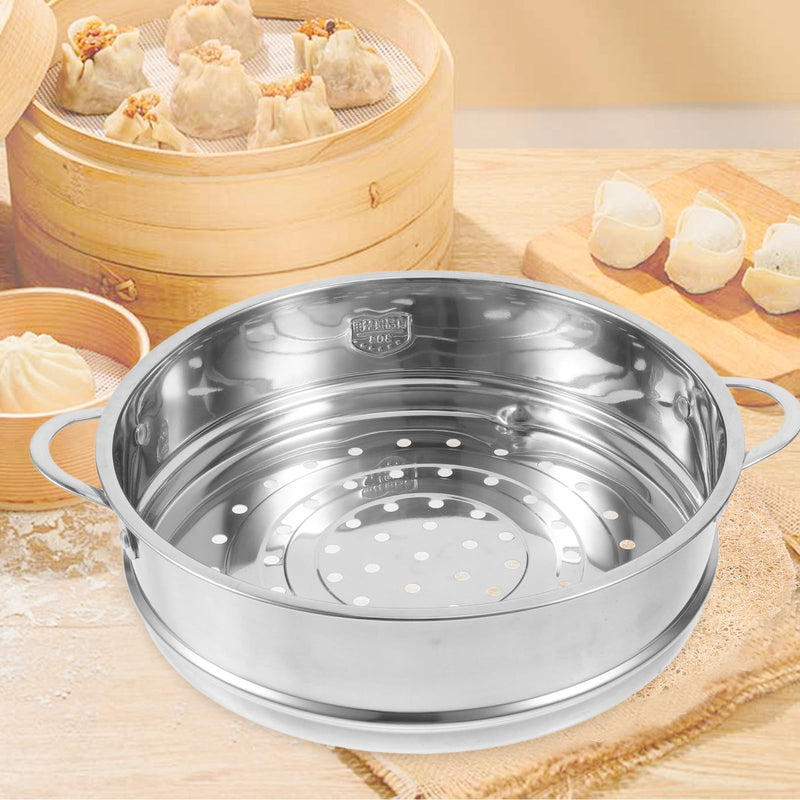 Amosfun Stainless Steel Steamer Basket 22Cm Steaming Insert Dishwasher Safe Steamer for Buns Rice Eggs Sweet Potatoes Potatoes Fish Seafood Corn Kitchen Cooking