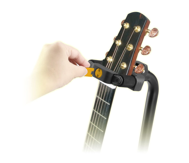 Hercules HA101S Auto Grip (AGS) Guitar Stand/Hanger System Lock Black