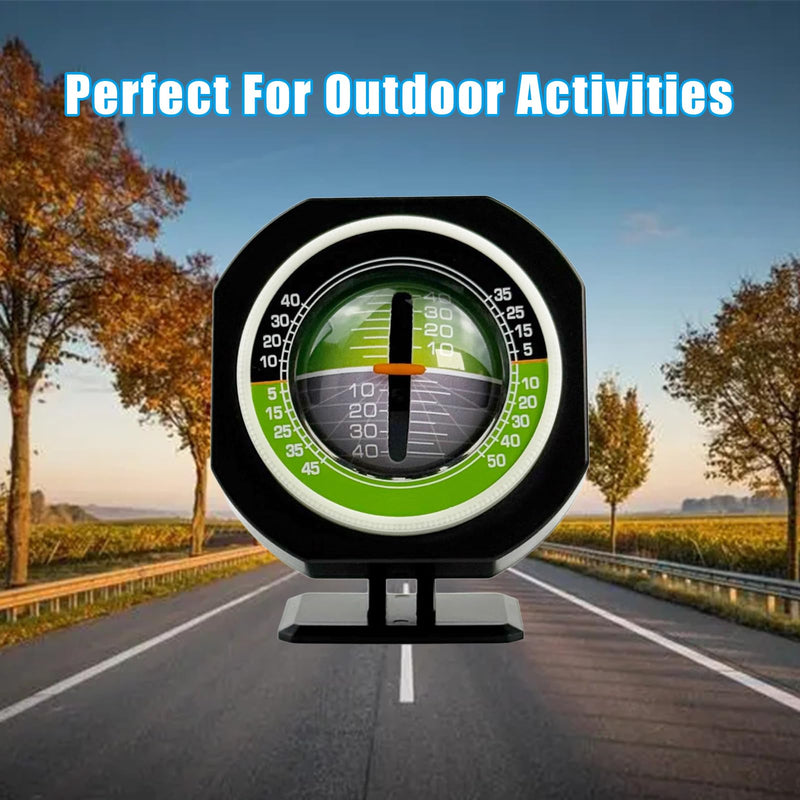 Car Inclinometer,Automotive Digital Inclinometer with LED,Gradient Balancer Tool,Level Tilt Gauge Indicator,Multifunction Angle Slope Meter for Off-Road Vehicle,Self-Driving Travelling,Boat