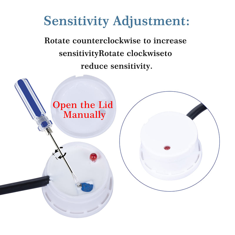 Non-Contact Water/Liquid Level Sensor Compatible with Arduino, Raspberry Pi and Other Motherboards. for Industrial Production, Aquarium, Chemical Solution, Agriculture, Gardening, etc. Non-Contact Type