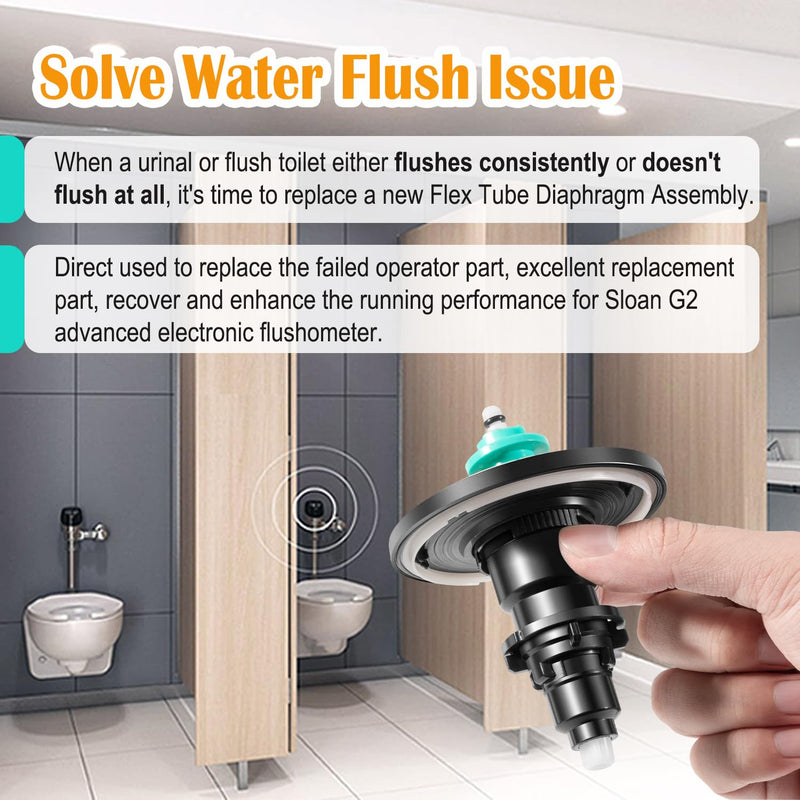 EBV-1020-A Dual Filter Urinal & Water Closet Electronic Diaphragm Assembly