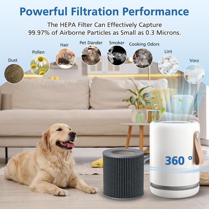 Air Mini Replacement Filter for Moleku-le Air Mini & Air Mini+ Air Purifier Air Mini 1 Pack