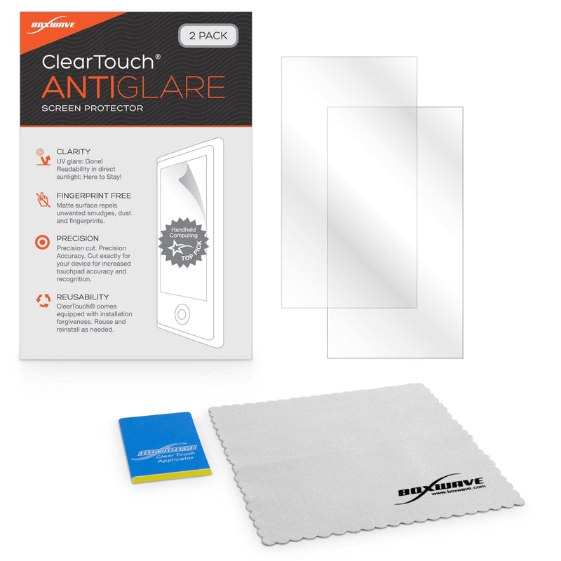 BoxWave Screen Protector Compatible with Santa Medical Generation 2 Fingertip Pulse Oximeter - ClearTouch Anti-Glare (2-Pack), Anti-Fingerprint Matte Film Skin