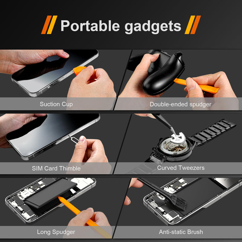 JOREST 38Pcs Small Precision Screwdriver Set, Tool Gifts for Men, Christmas Gifts for him with Torx T5, T6, Repair Tool Kit for Macbook, Computer, Laptop, iPhone, PS4 PS5, Xbox, Switch, glasses, Watch 38 in 1 S2