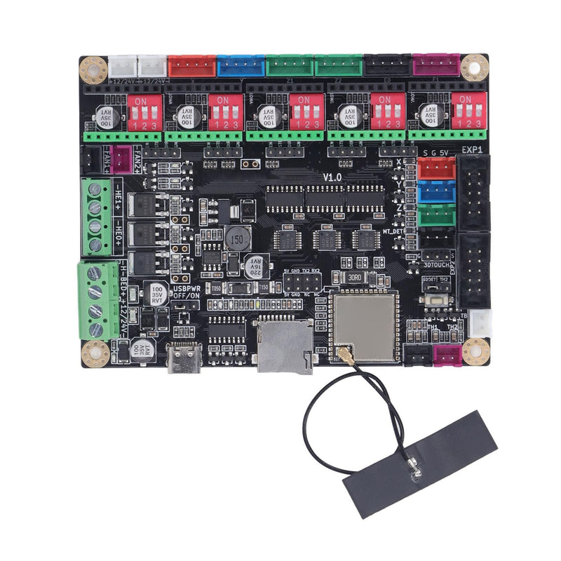 3D Printer Control Board for TinyBee V1.0 LCD Graphic Display Screen High Performance Connection RGB Backlight, and Screen Functions for2.0 Firmware