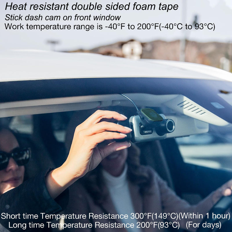 Double Sided Foam Tape,Heavy Duty,Waterproof Mounting Tape,Heat Resistant,Outdoor,Double Sided Tape for Walls, Sticky Adhesive Tape for Car,Photo Handing,LED Strip Lights,Home(0.4”x9.8FT) 0.4 inch black