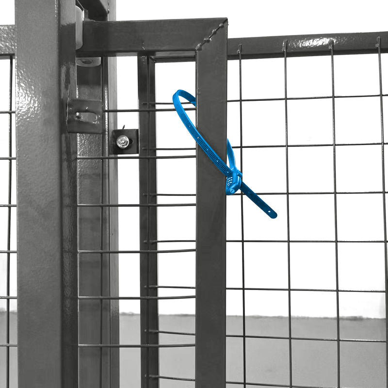 Adjustable Babyproof Lock, Easy Install on Cabinets, French Fridges, French Door, Baby Carriages, Kids Bikes, Helmet, Gates, Suit for Child & Adults, Versatile Safety Solution (3 Pack Blue) 3 Pack