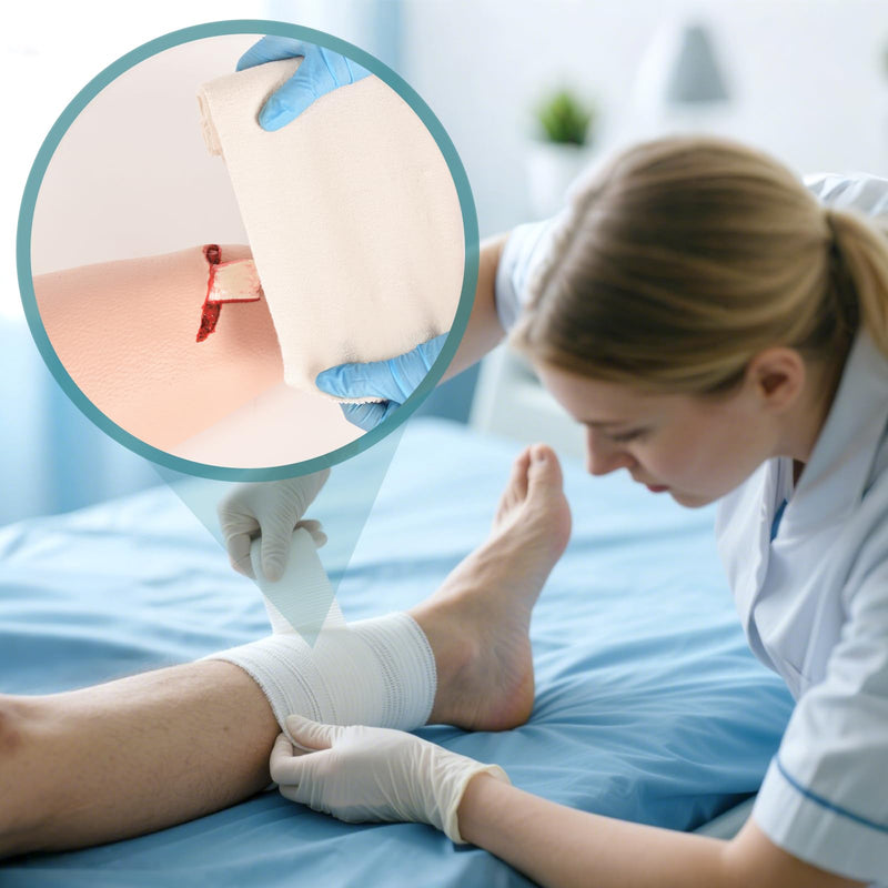 Open Fracture Simulator, Wound Packing Trainer for Medical Education, Trauma Trainer