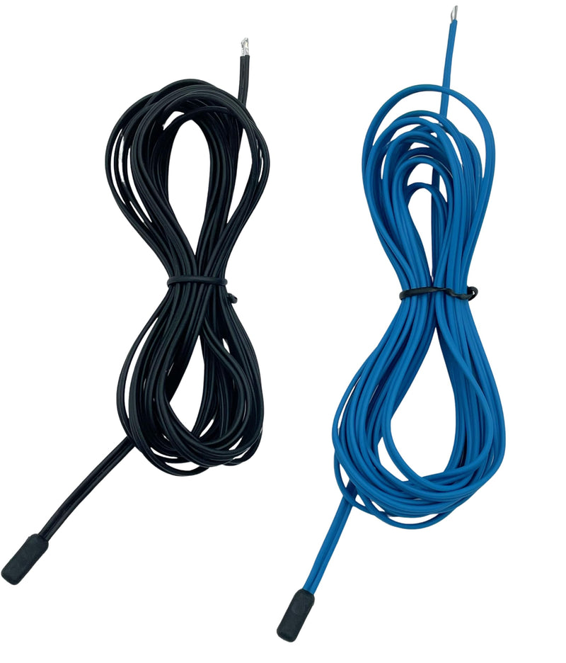 Replacement Temperature Probe Sensor Set for Commercial Refrigeration | 36-Month Warranty, Black Evaporator Sensor, Blue Room Sensor, Fits Commercial Refrigerators & Freezers
