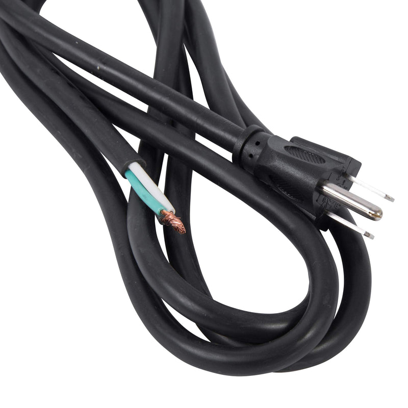 Inc PS615143 3-Wire Appliance and Power Tool Cord, 6 ft, 14 AWG, 15A/125V AC, 1875w , Black 6 ft, 14 AWG, 15A/125V AC, 1875W,