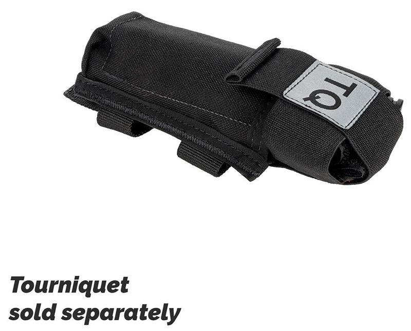 North American Rescue C-A-T Tourniquet Holder (Black) NAR CAT Gen 6, Gen 7 Tactical TQ Pouch MOLLE Connectors for Duty Belt, Gear, Vest (30-0057)