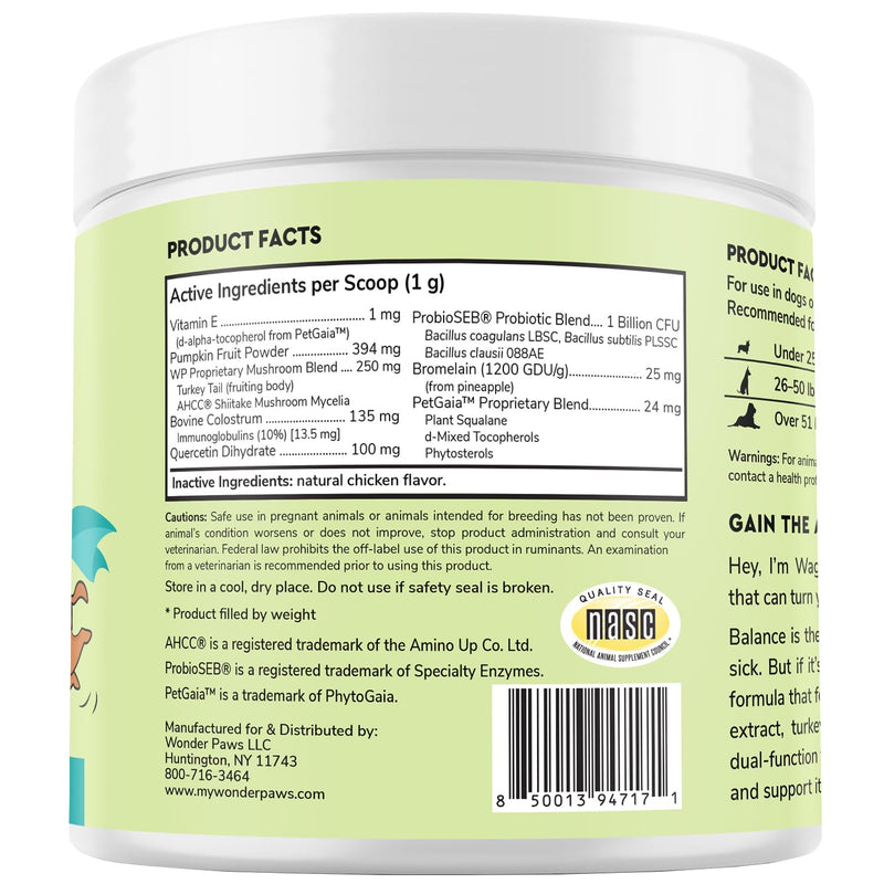 Premium Allergy & Immune Probiotics for Dogs – Allergy Relief, Itchy Skin Relief, Scratching, Digestion, Seasonal Allergies & Immune Support - Allergy Immune + Itch With Quercetin & Mushrooms - 2.12oz