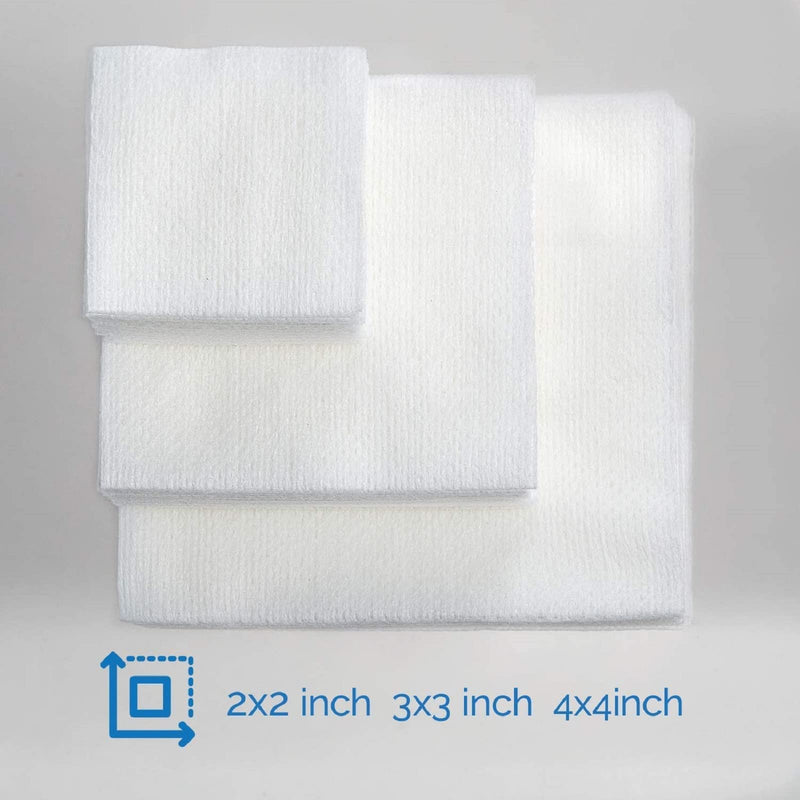 1000 Gauze Pads 2x2,JMU Sponge Non Woven 4-Ply Non-Sterile Dental Pads All Purpose Gauze 2"x2" 1000
