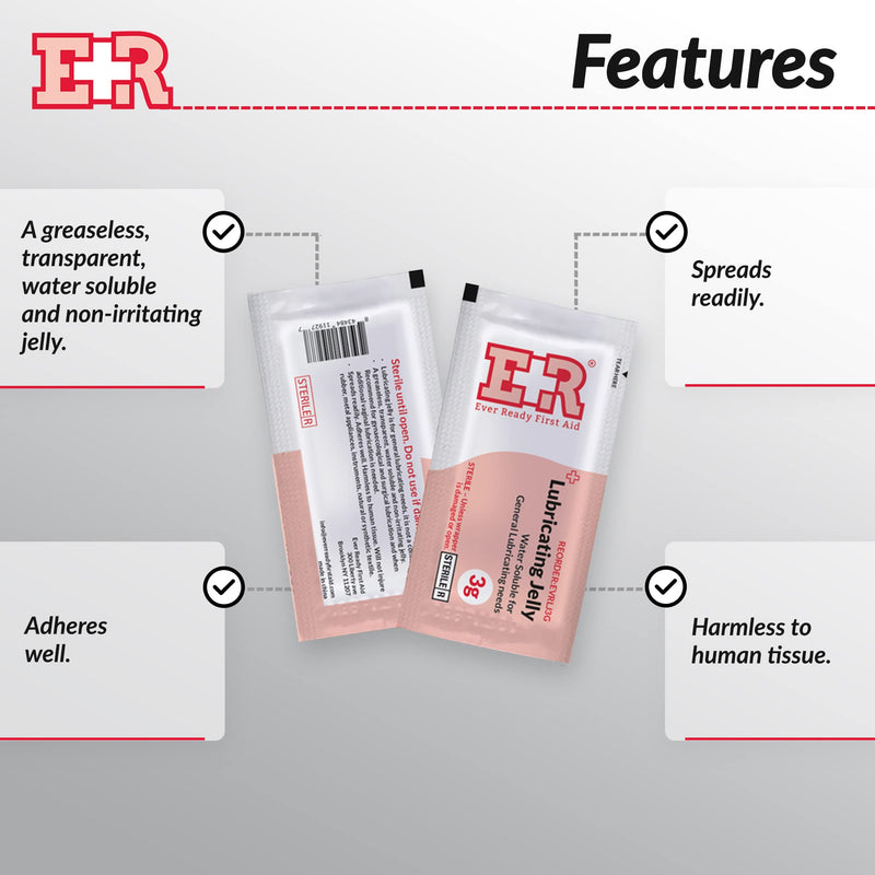 Ever Ready First Aid Lubricating Jelly - Box of 144 Packets