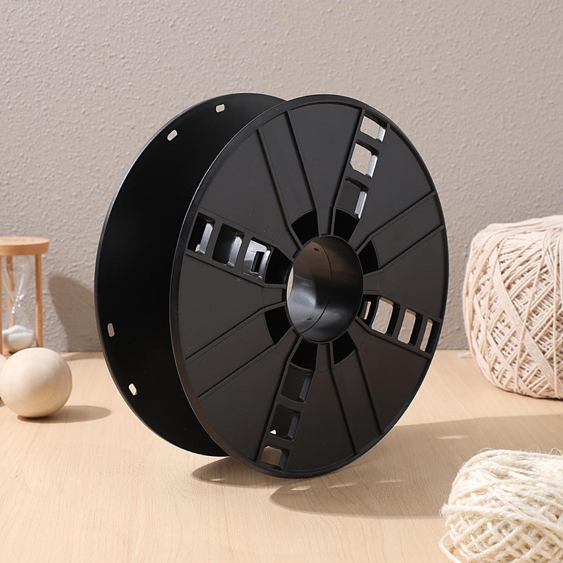Extension Cord Storage Reel, Plastic Wire Spool Black Small Wire Reel, Small Cable Spool Cord Reel for Camping Caravan Or Motorhome