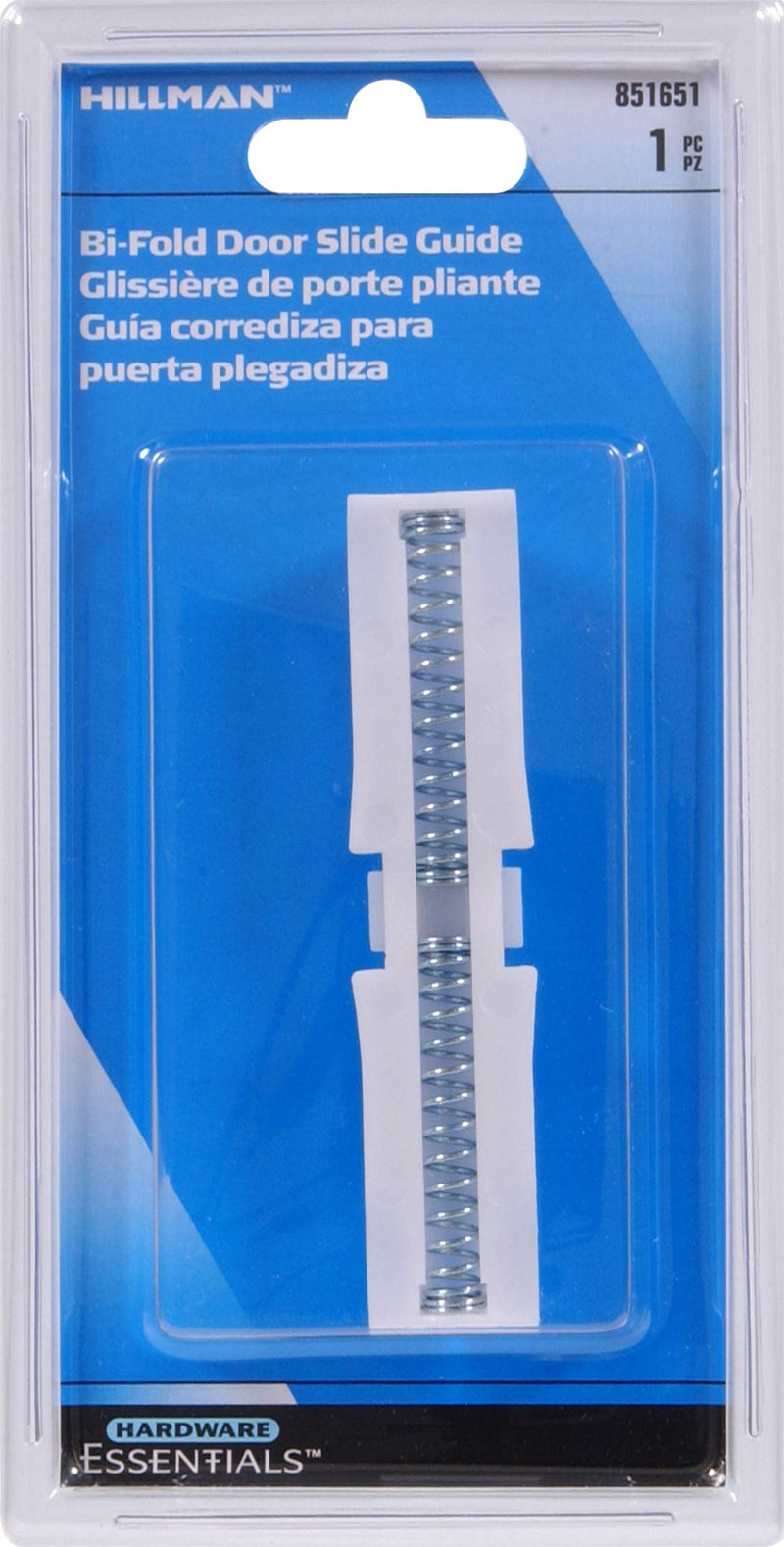 Hardware Essentials Bi-Fold Sliding Door Guide White 851651