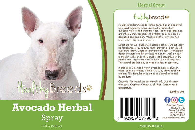 Healthy Breeds Bull Terrier Avocado Herbal Spray 17 oz