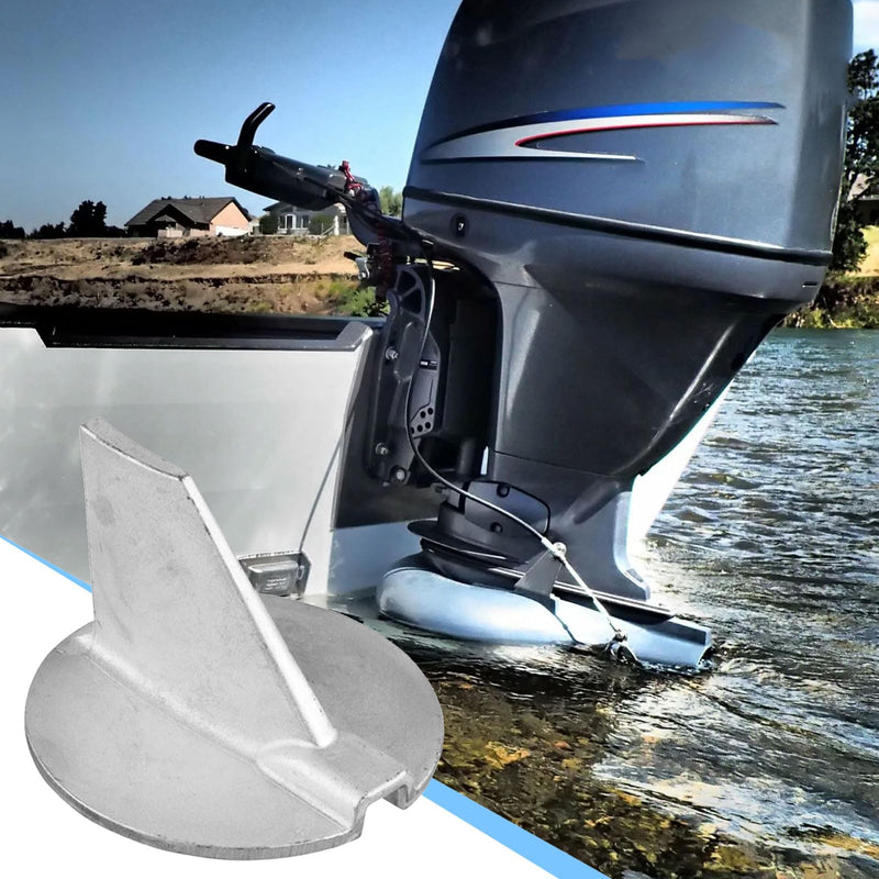 6E5-45371-01 Boat Motor Trim Tab Anode with Bolt for Yamaha 115HP-225HP 2/4-Stroke Outboard Models for GLM 12744 for Tecnoseal 01103, Replace for Sierra 18-6097 Marine Engine 6E5-45371-01