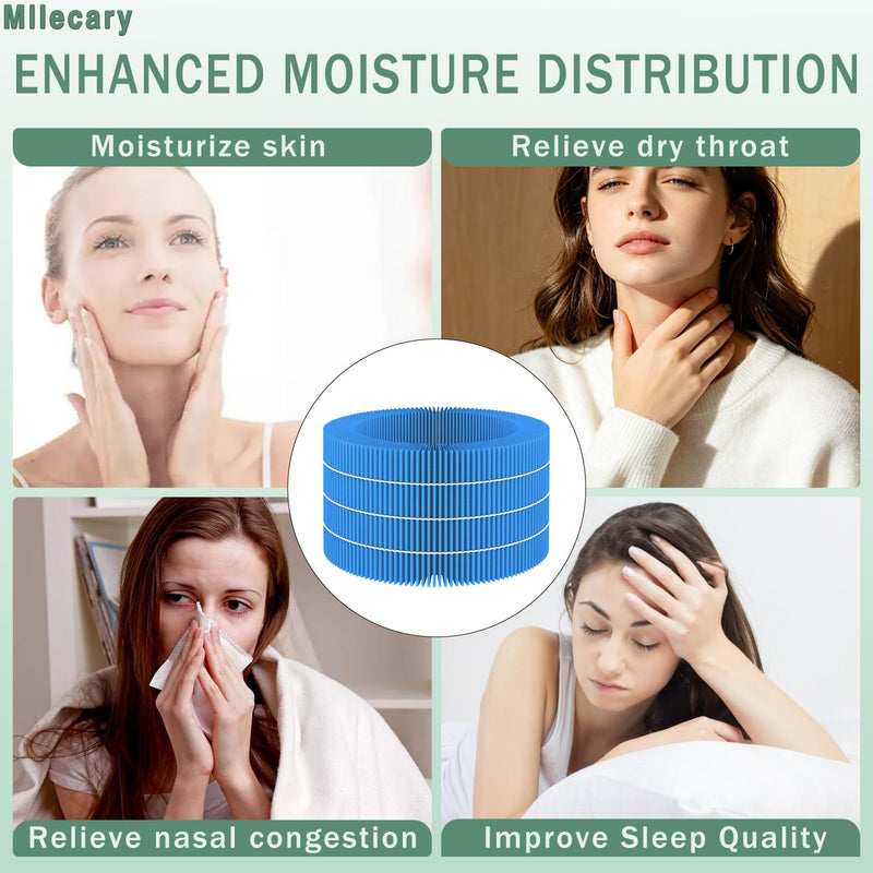 H35i Humidifier Wick Filter Replacement, Compatible with Blueair Dreamwell H35i Premium Smart Humidifier 3.5L, 4 Pack