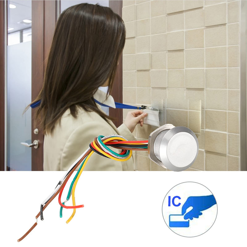 Mini RFID Controller, RFID Reader, Access Control Reader, Waterproof Access Control Reader with Wiegand 26/34 Interface, Suitable for All Access Control Devices