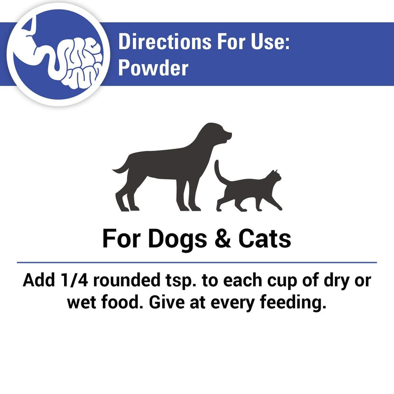 Vet Classics Protegrity EZ Probiotic Health Supplements for Dogs, Cats – Dog Digestive Support, Pet Gastrointestinal Health, Cat Stomach, Intestinal Balance – Pet Enzymes – Powder/Soft Chews 4 oz Powder - PawsPlanet Australia