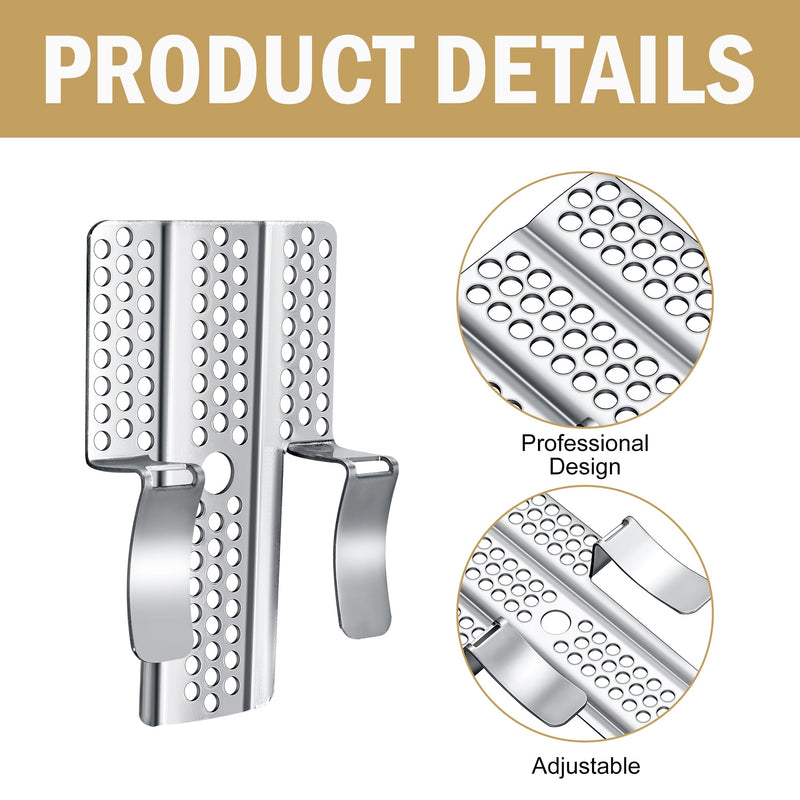 moonoom 32 Pack Drywall Repair Clips, 1/2 inch Drywall Fastener Clip with 64 Screws, Stainless Steel Wall Patch Clips for Damaged Walls Repairing 32 Pcs